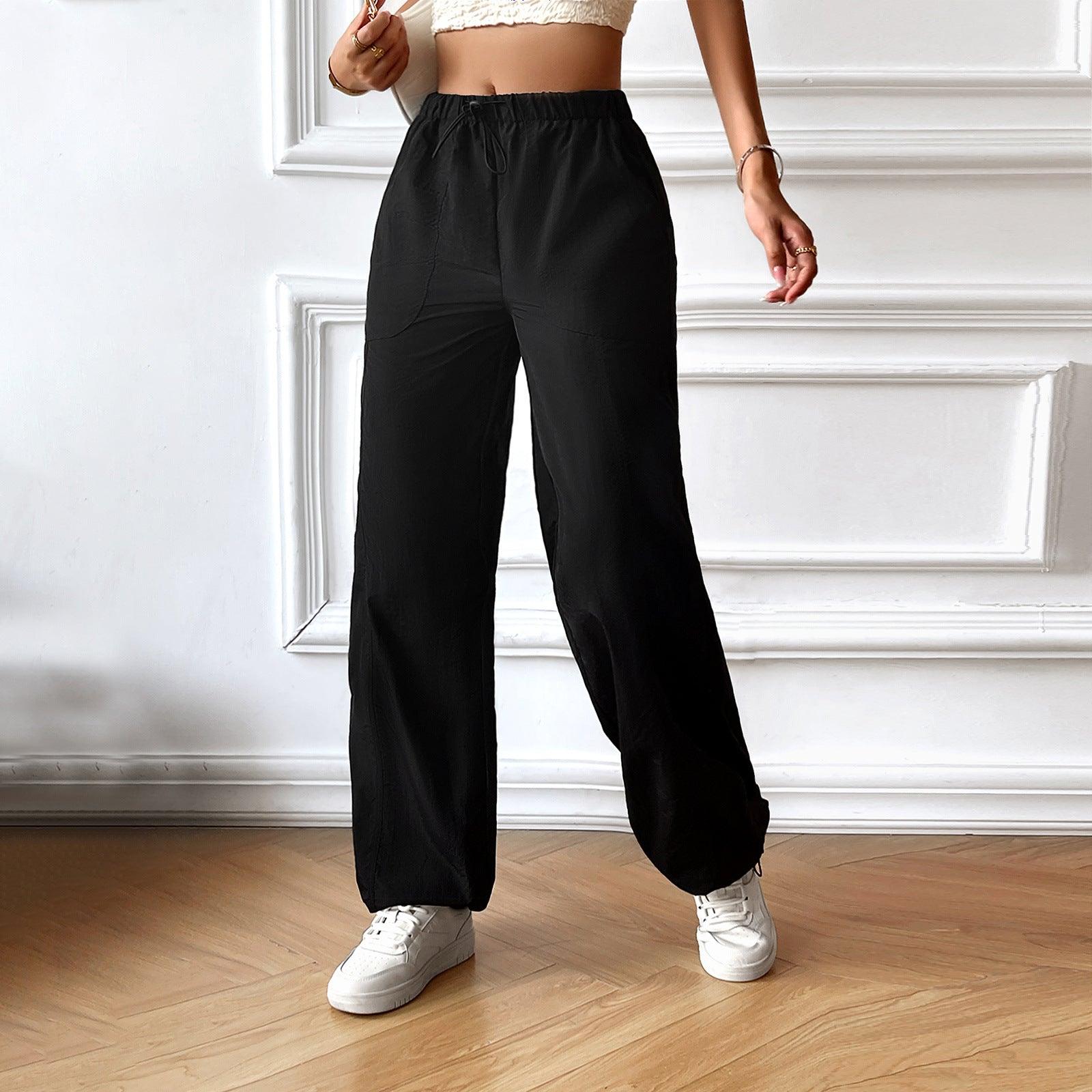 Women's Fashion Casual Loose-fitting Wide-leg Trousers - Nioor