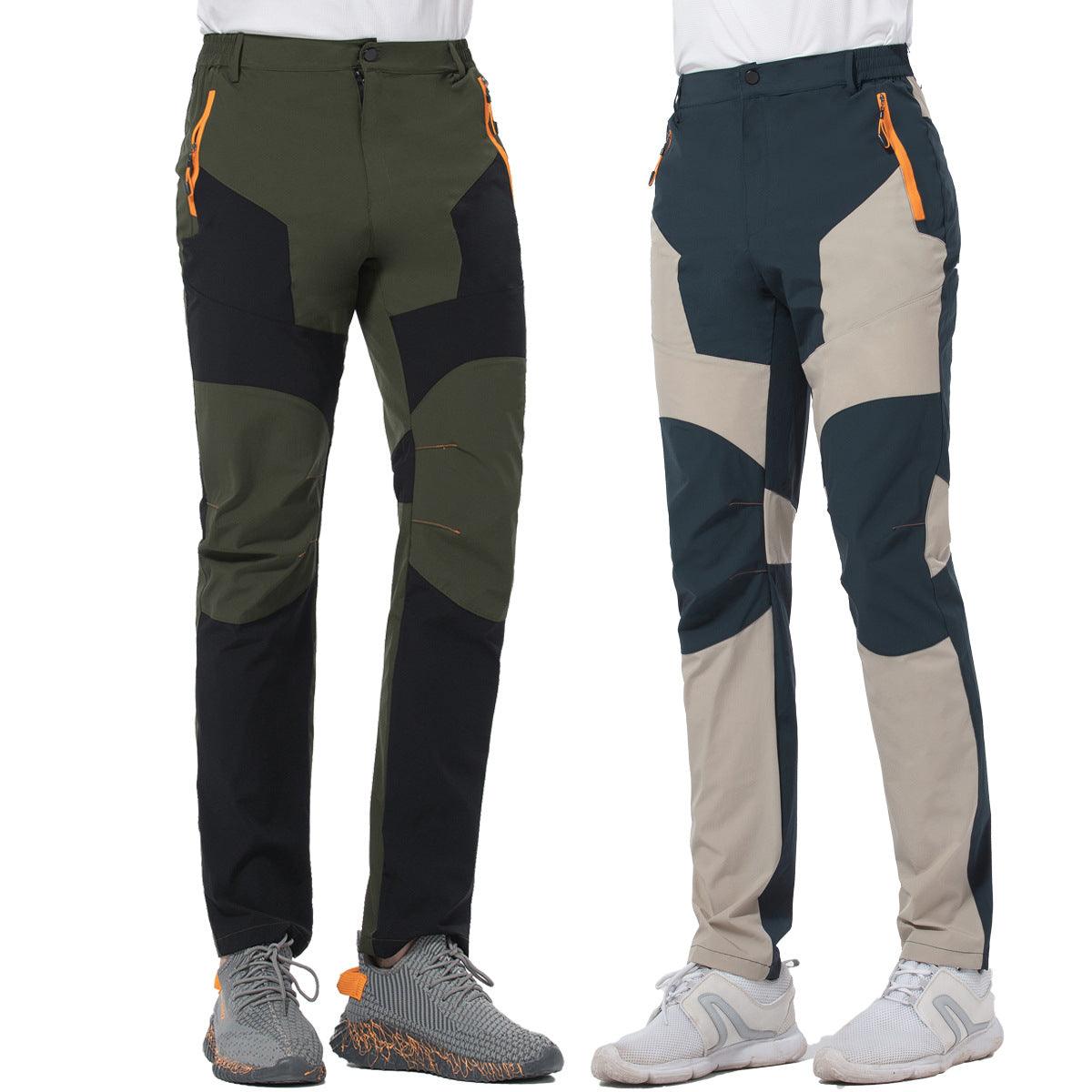 Spring And Summer New Outdoor Quick-dry Pants Stretch Cycling Pants Waterproof Tactical Pants Color Matching Men's Climbing Pants In Stock Cross-border - Nioor