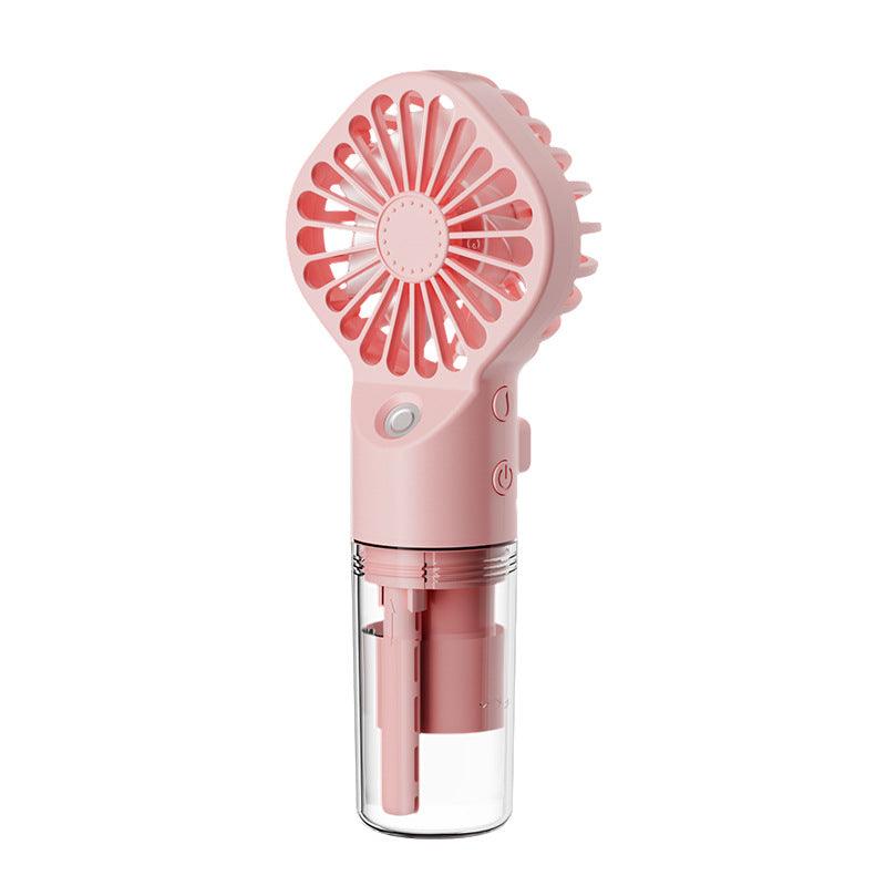 Strong Power Spray Humidification Small Fan Humidification Usb Charging Portable Fan Icy And Refreshing Fan Water Supplement - Nioor