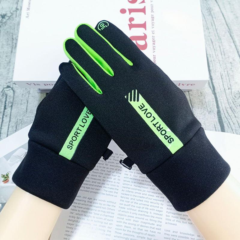 Men's And Women's Touch Screen Riding Full Finger Gloves - Nioor