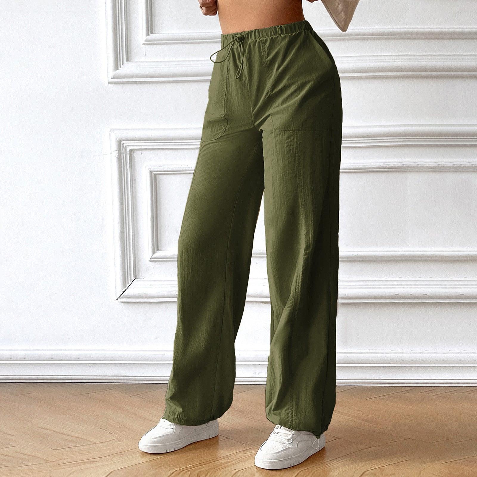 Women's Fashion Casual Loose-fitting Wide-leg Trousers - Nioor