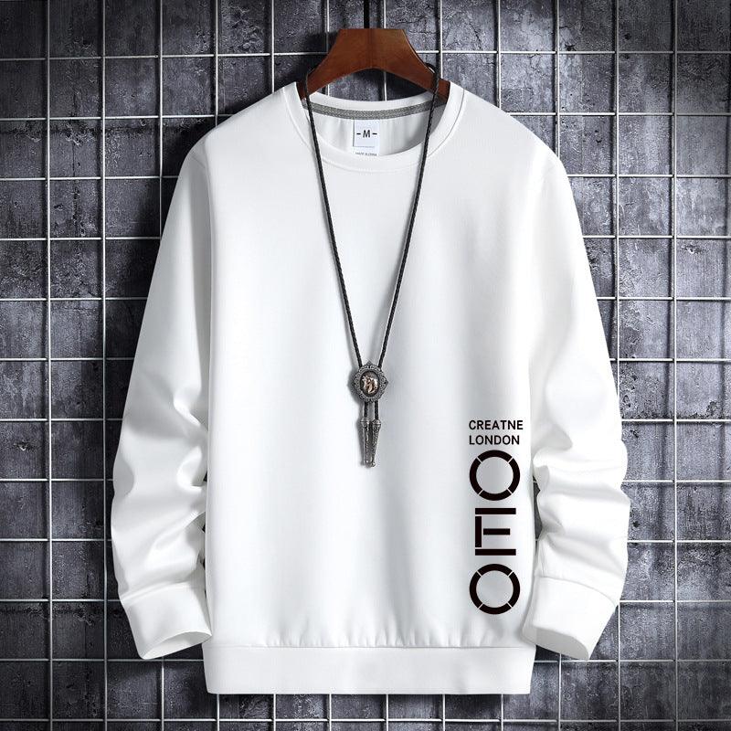 Thin Round Neck Sweater Men's Korean Hipster Sports Hoodie Male Student Coat Men - Nioor