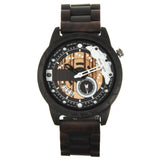 Personal Leisure Quartz Large Dial Men's Wooden Watch - Nioor