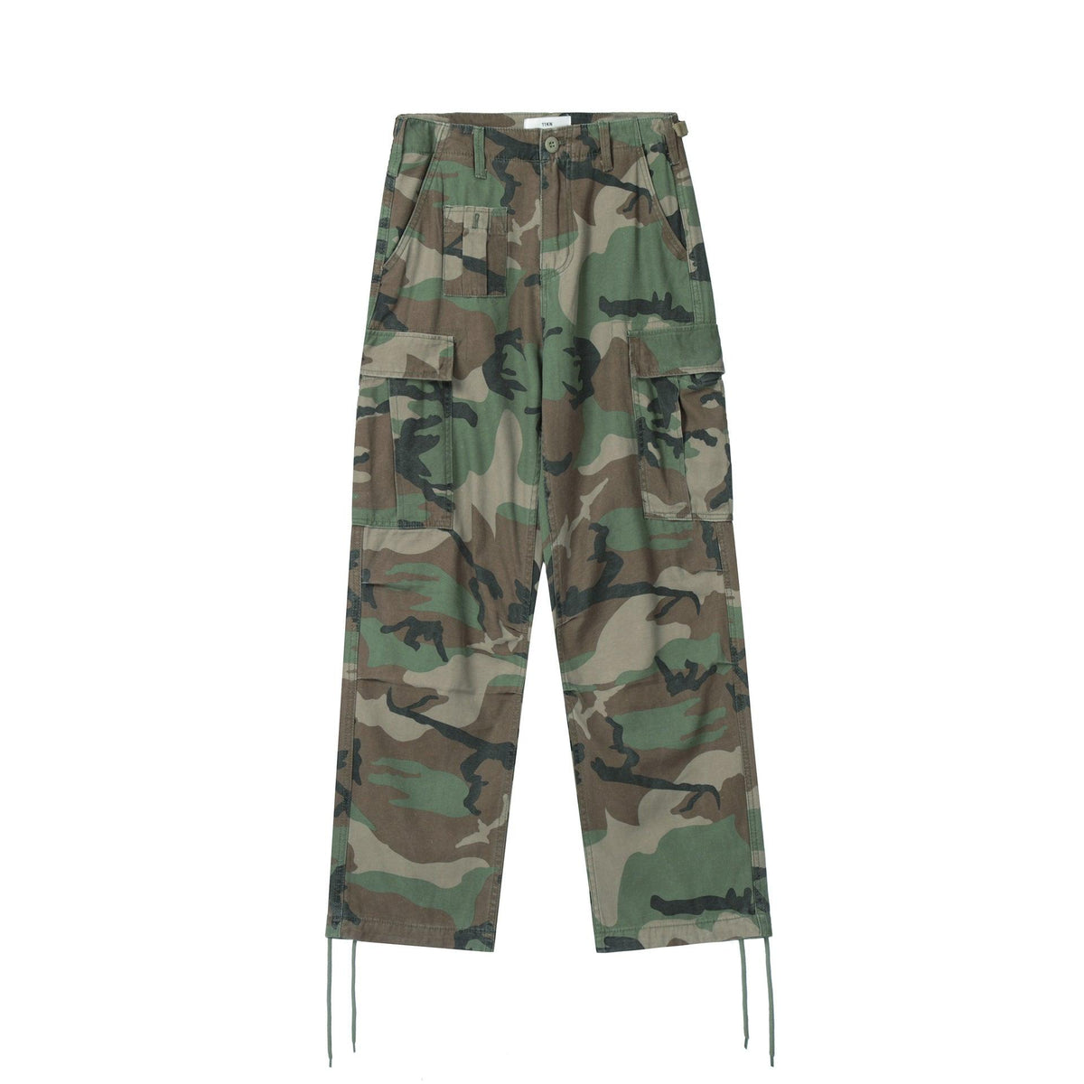 American Retro Hip Hop Camouflage Pants Men - Nioor