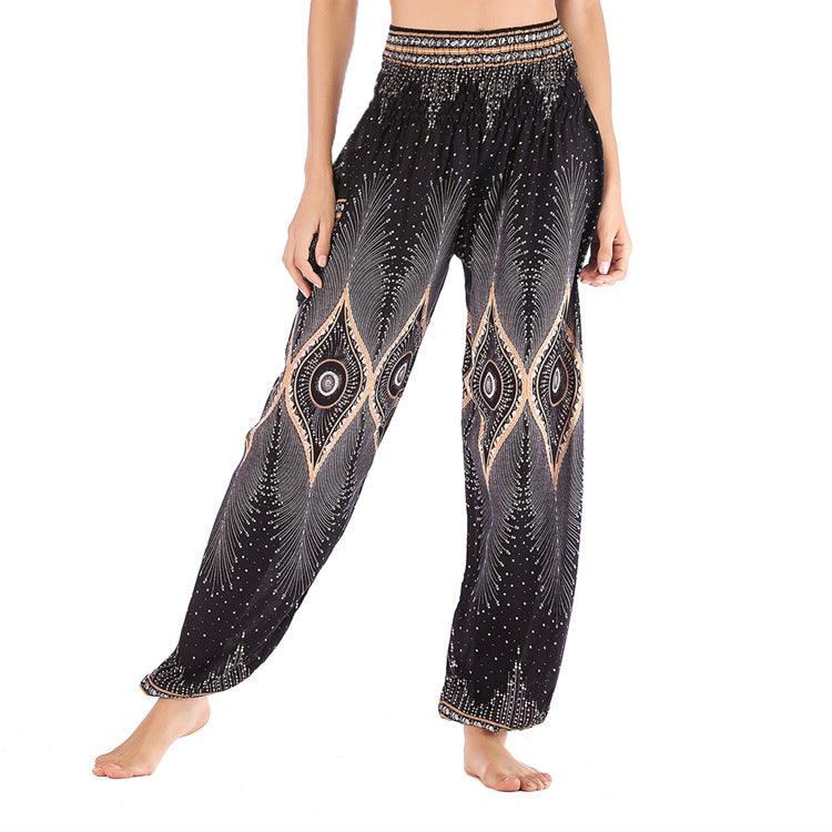 High Waist Bloomers Yoga Casual Pants - Nioor