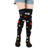 Clown Stockings Dot Halloween Costume - Nioor