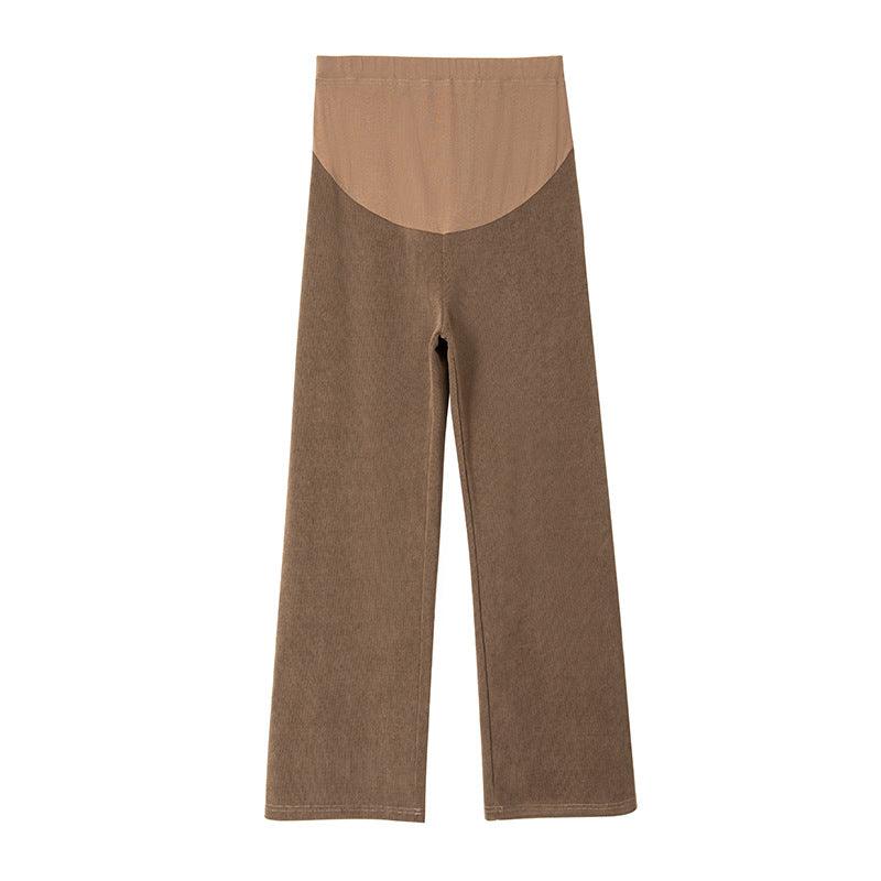 Women's Fleece-lined Thickening Wide Leg Pants Straight - Nioor