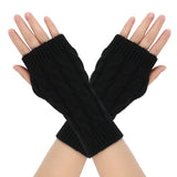 Warm Wool Gloves Winter Men's Open Finger - Nioor