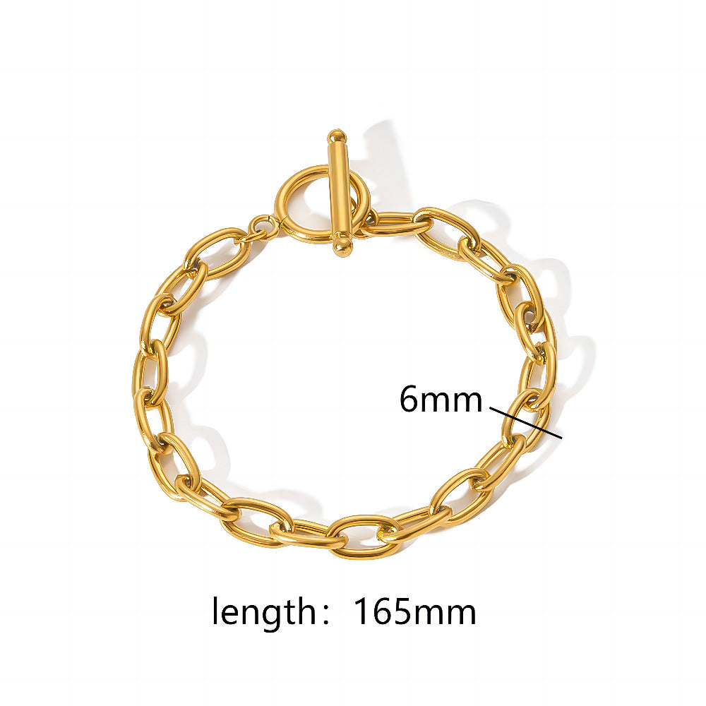 Fashion Simple Titanium Steel Bracelet All-matching