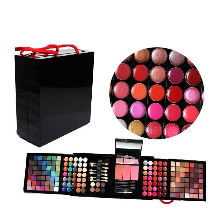 A Foreign Trade On Behalf Of Explosion Deluxe 177 Color Eye Shadow Bronzing Plate Combination Makeup Set White Optional - Nioor