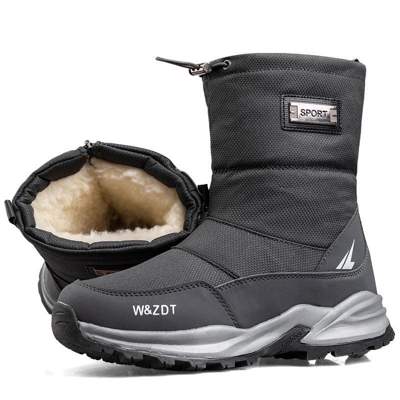 Outdoor Winter Men's Waterproof Non-slip Snow Boots - Nioor