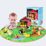 Baby Baby Play Blanket Early Education Animal Toys - Nioor