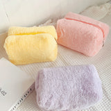 Macaron Plush Pen Bag Handbag