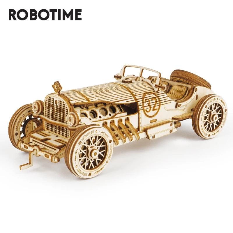 Car 3D Wooden Puzzle Game Assembly Racing Children's Toys - Nioor