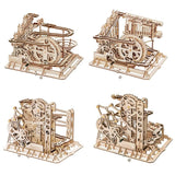 3D DIY Wooden Puzzle Roller Coaster Children's Toys - Nioor