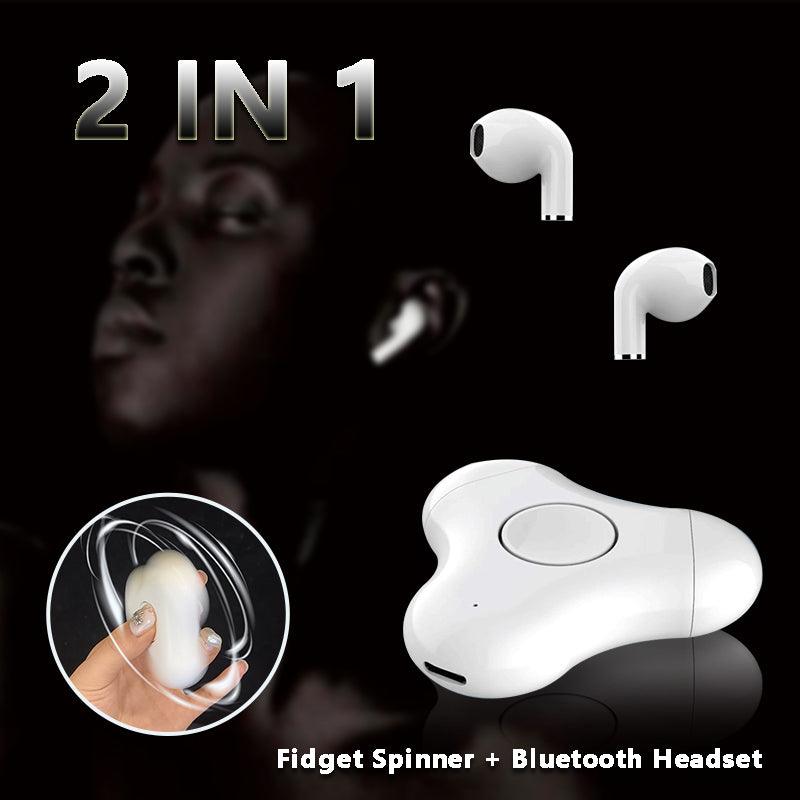 New Multi-Function Headset Fidget Spinner Bluetooth Fingertip Gyro In Ear Bluetooth Headset - Nioor