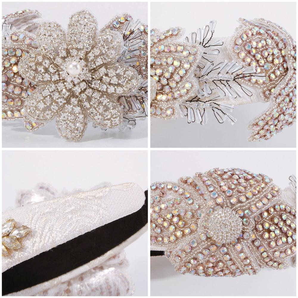 Exaggerated Temperament Hair Accessories Vintage Crystal - Nioor