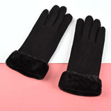 Women's Winter Fleece-lined Thermal Touch Screen Gloves - Nioor