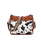 Cows Pattern One Shoulder Large Capacity Totes