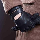Imported Sheepskin Leather Touch Screen Men's And Women's Same Gloves Spring And Autumn Sports Driving Summer - Nioor