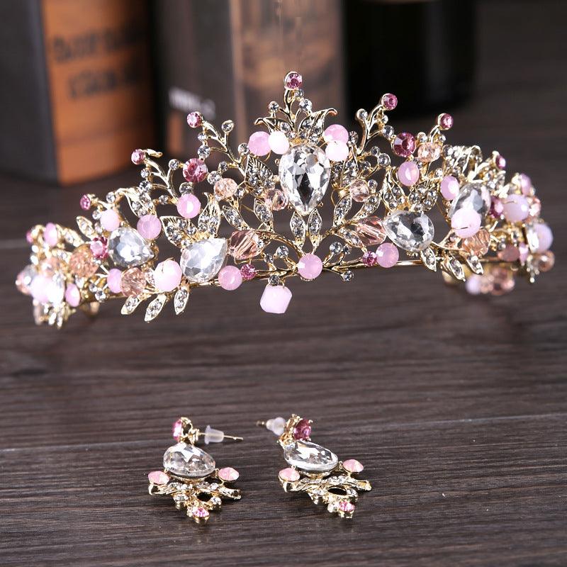 Bride Crystal Crown Hair Accessory - Nioor