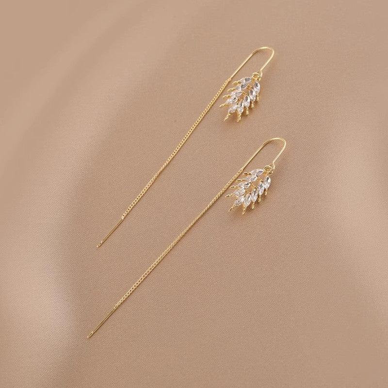 Descendants Of The Rich Tassel Ear String Earring Spring And Summer - Nioor