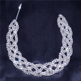 New Rhinestone Headdress Simple Water Drop Forehead Chain Bridal - Nioor