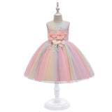 Girls' One Year Old 61 Performance Costume Flower Girl Dress