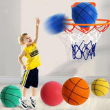 Silent High Density Foam Sports Ball Indoor Mute Basketball Soft Elastic Ball Children Sports Toy Games - Nioor