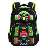 Three Dimensional Car Boys Primary School Trolley School Bag - Nioor