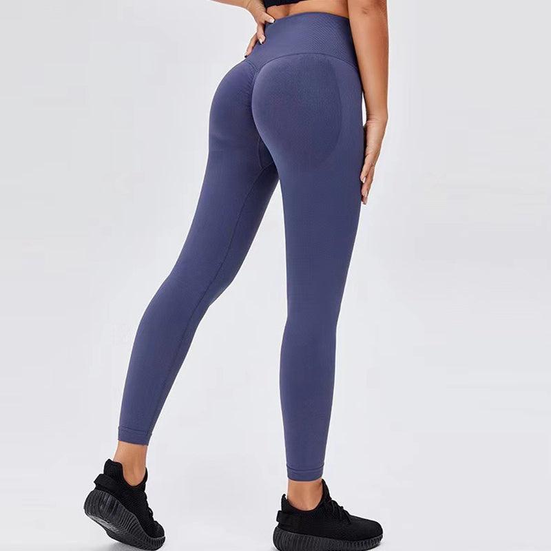 Seamless Leggings Yoga Pants Tummy Control Workout Running Yoga Leggings For Women - Nioor