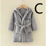 Four Seasons Home Service, Children's Clothing, Children's Bathrobe, Robe, Thickened Flannel