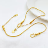 Ancient Style Alluvial Gold Diy Snake Bone Bracelet Beads Threading