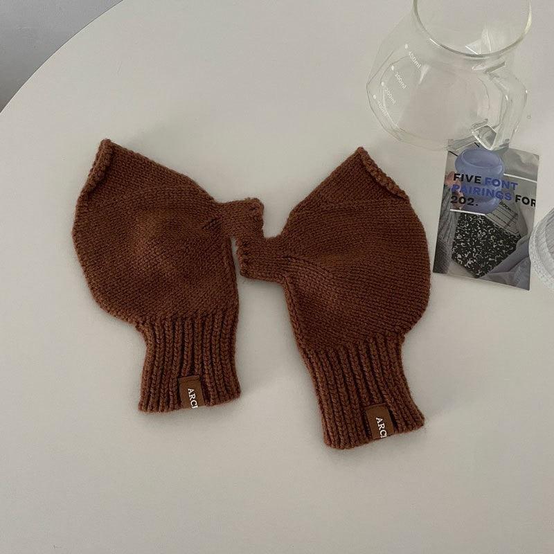 Touch Screen Wool Keep Warm Knitted Gloves - Nioor