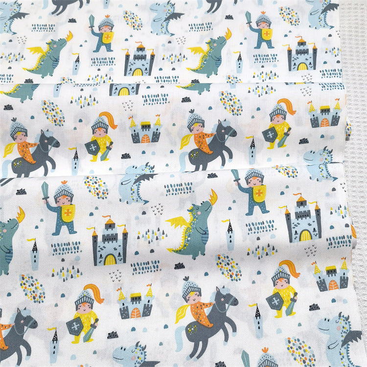 Cartoon Children's Pure Cotton Twill Bedding Fabric