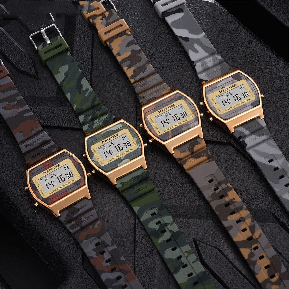 Slim Watch Square Student Camouflage - Nioor