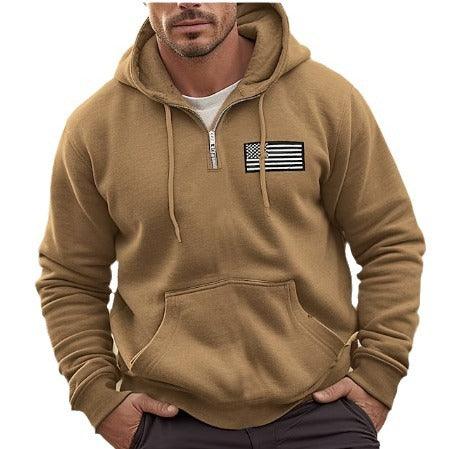 Sweater Men's Autumn New Casual Fashion Fashion Brand Hooded Trend - Nioor