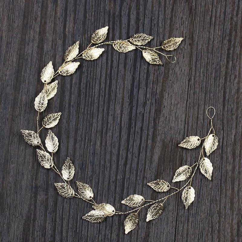 Gold And Silver Leaf Hair Band - Nioor