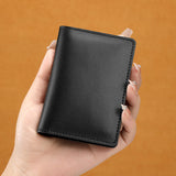 Ultra-thin Cowhide Card Holder Men And Women