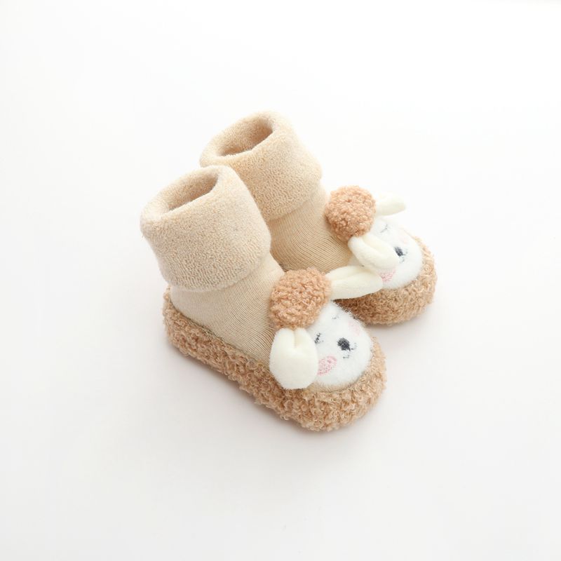 Autumn And Winter Terry Cute Tube Toddler Shoes For Children