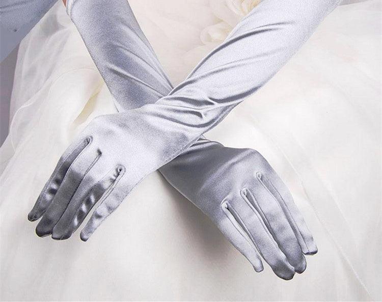 Bridal Gloves Wedding Dress Show Banquet - Nioor