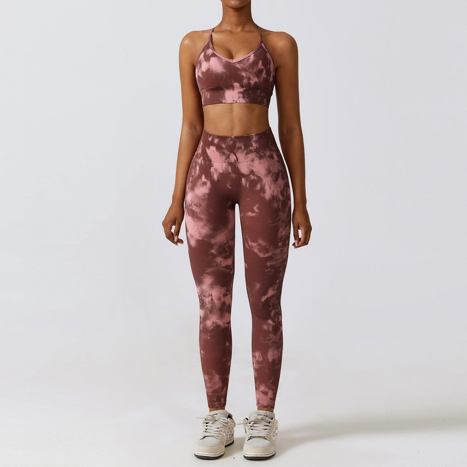 Camouflage Printing Seamless Yoga Suit - Nioor