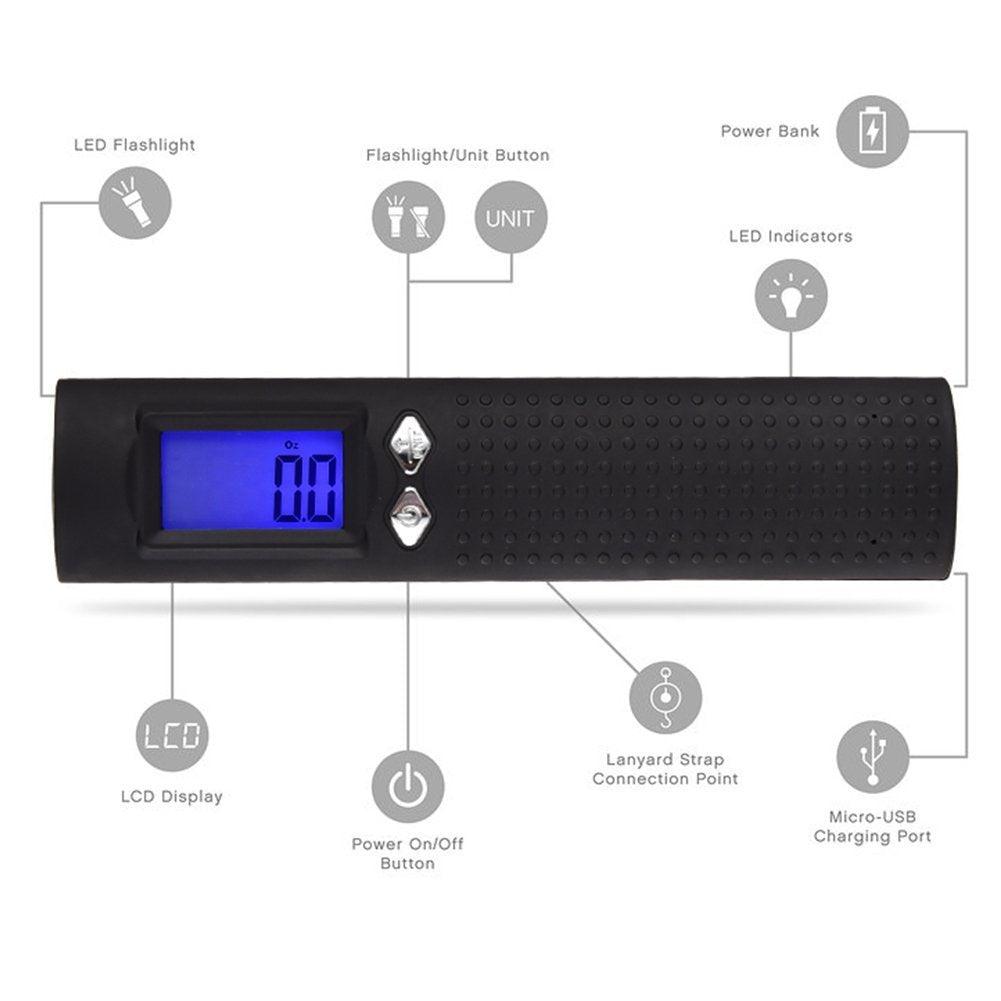 Accurate USB digital handheld scale portable suitcase scale - Nioor