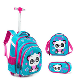 Three-piece Trolley Bag For Primary School Students - Nioor