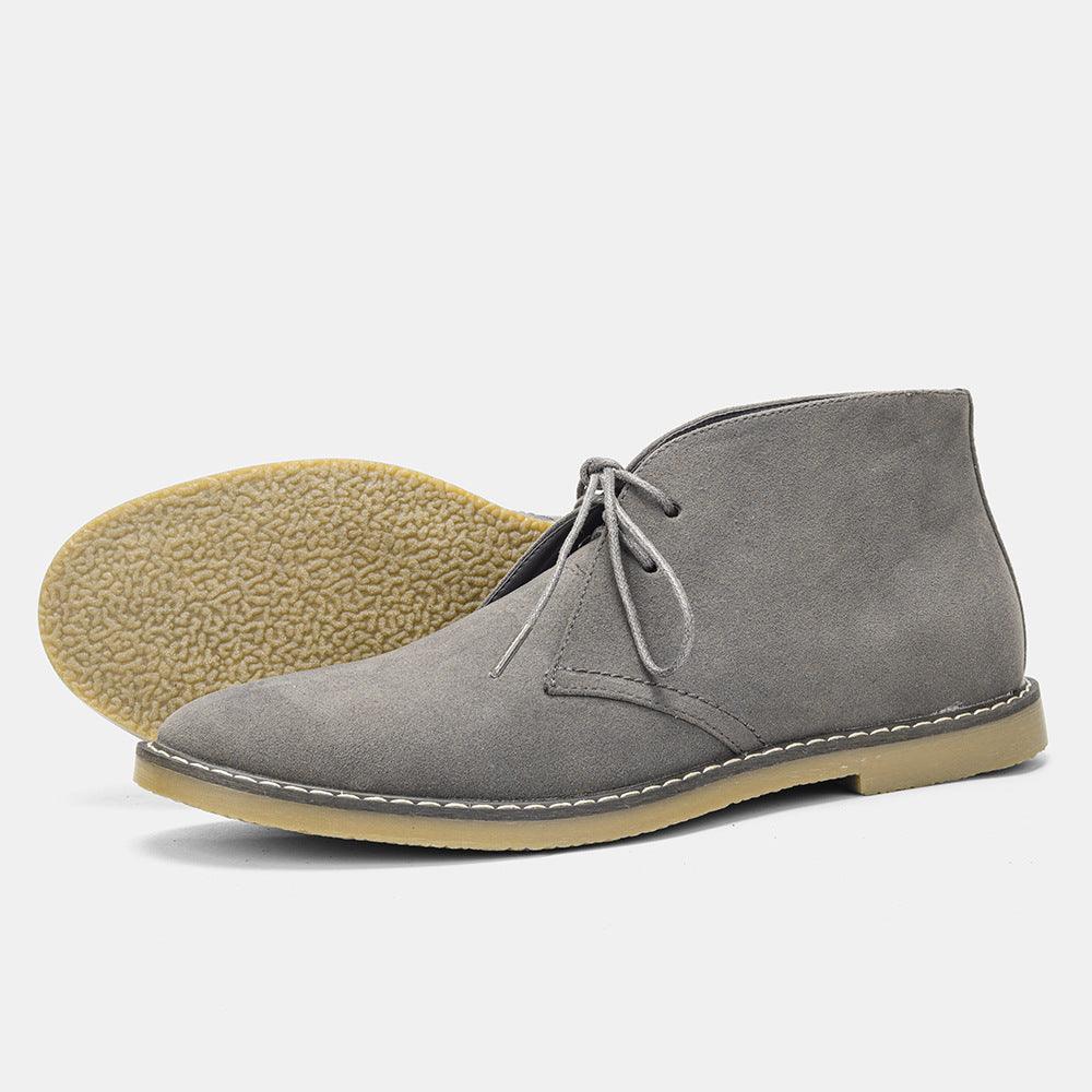 Plus Size Men's Retro Desert Boots Classic - Nioor