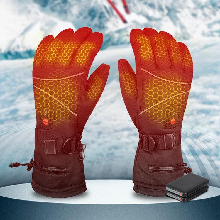 Winter Heating Gloves Can Be Charged On Touch Screen - Nioor