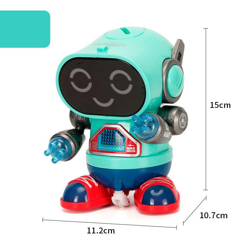 Electric Rock Robot, Music, Light, Automatic Walking, Swinging And Dancing Robot, Children's Toys - Nioor