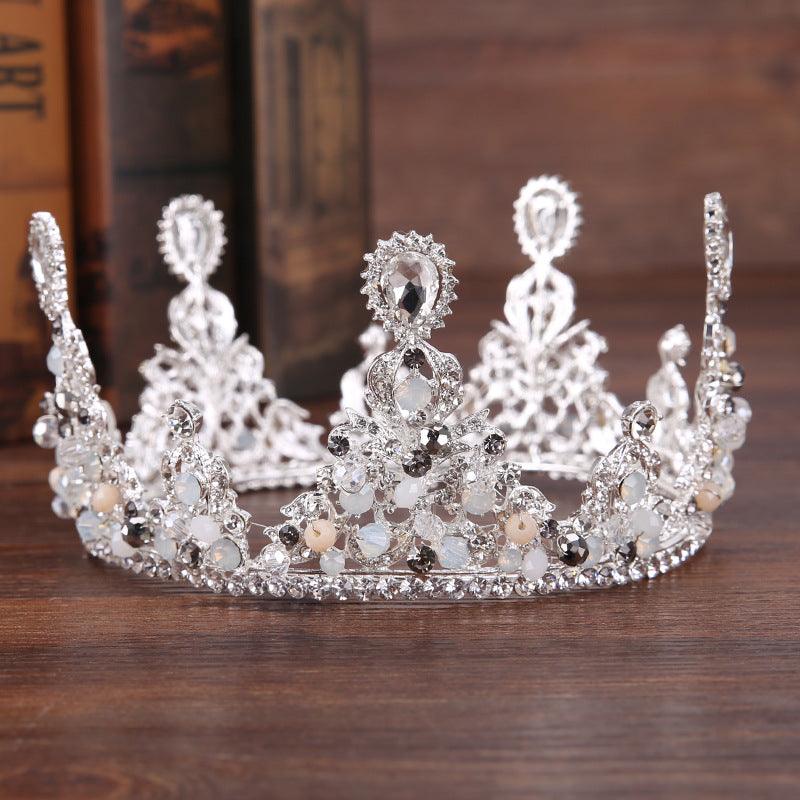 Wedding Accessories Rhinestone Alloy Retro Headband Wedding Jewelry Crown - Nioor