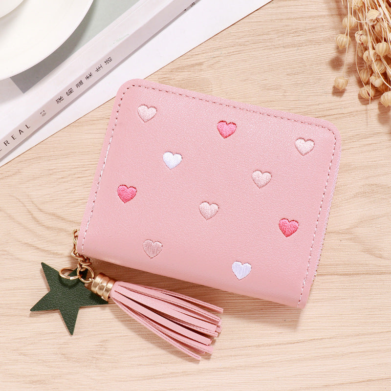 Women's Leather Card Bag Korean Version