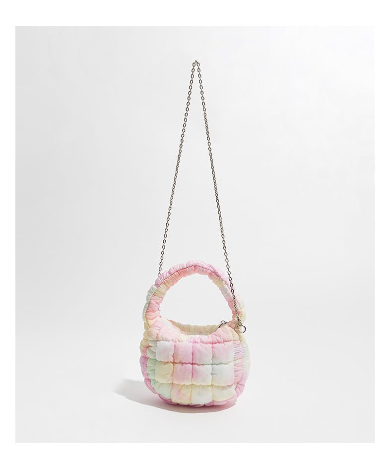 Cloud Bag Bubble Pleated Nylon Puff Handbag